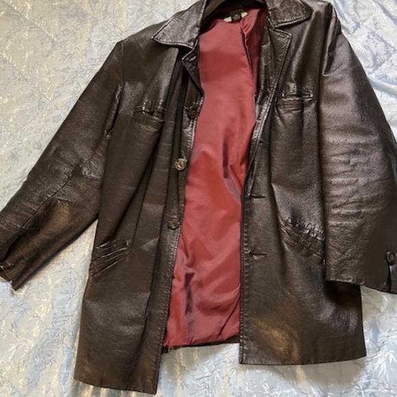 Diesel Black Leather jacket - Picture 3 of 7